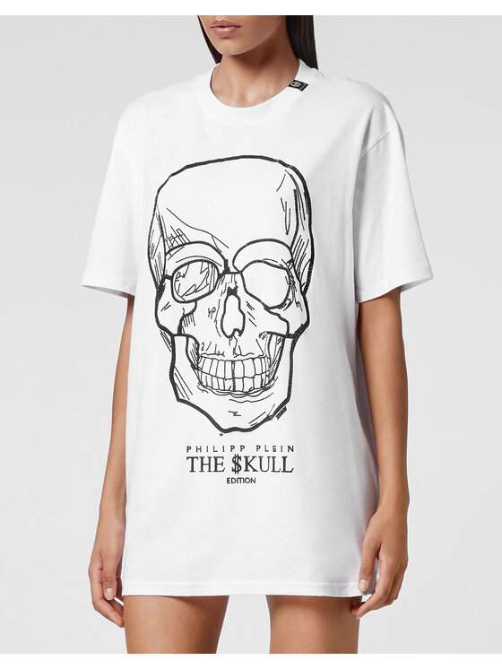 PHILIPP PLEIN PHILIPP PLEIN T-Shirt 10523 Biały Regular Fit
