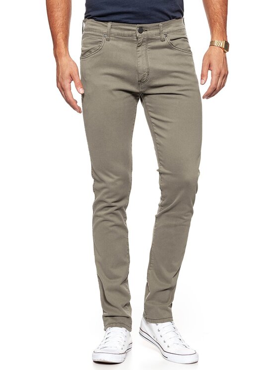 Wrangler Wrangler Pantaloni di tessuto LARSTON Verde Slim Fit