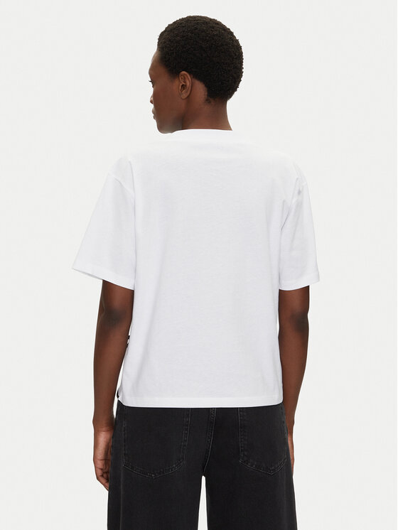 KARL LAGERFELD KARL LAGERFELD T-krekls A2W17104 Balts Relaxed Fit