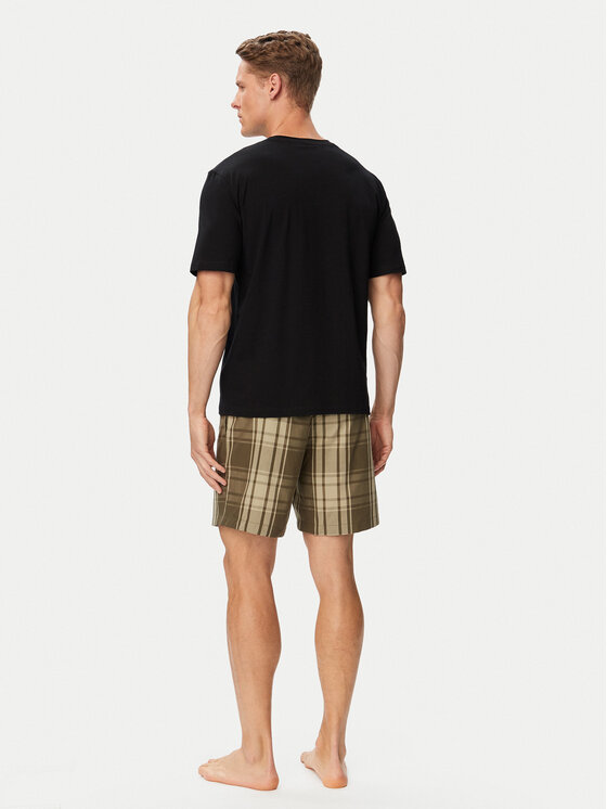 BOSS BOSS Pyžamo 50545944 Zelená Regular Fit