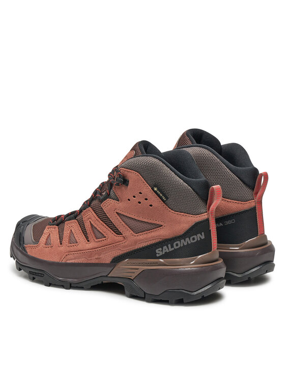 Salomon Salomon Trekking čevlji X Ultra 360 Leather Mid Gore-Tex L47571000 Rjava