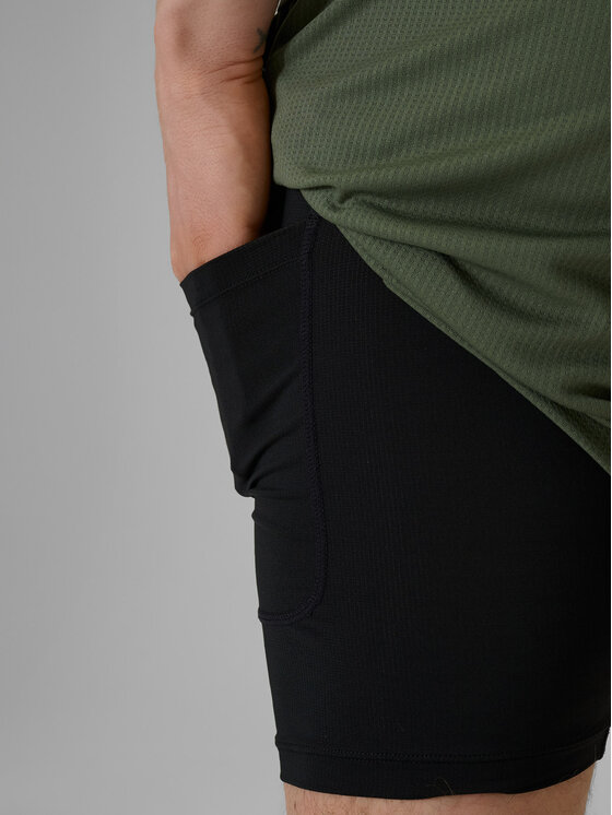 4F 4F Szorty sportowe ATHLETIC Khaki Regular Fit