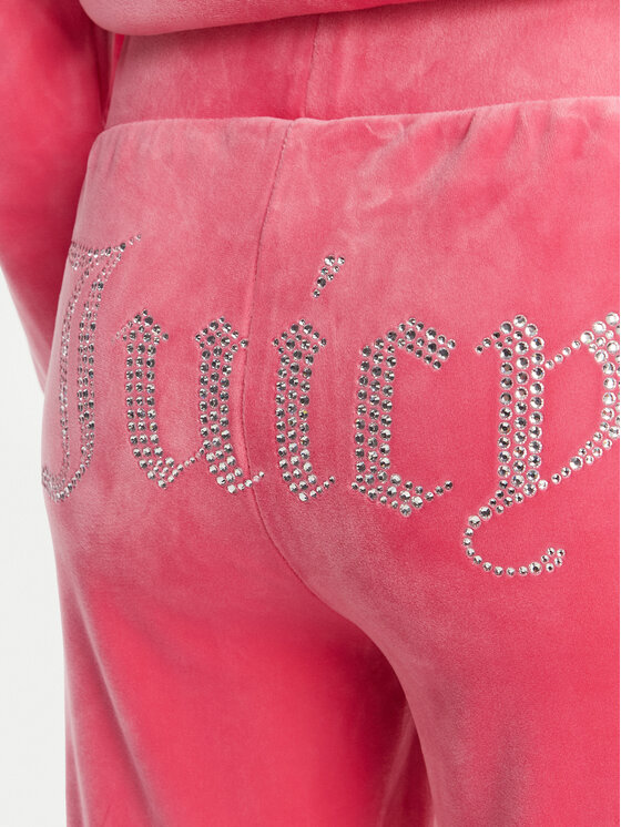 Juicy Couture Juicy Couture Donji dio trenerke Christine JCWBJ125304 Ružičasta Flared Leg