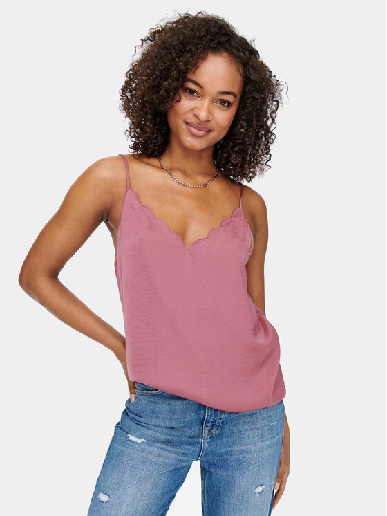 ONLY Top Debbie 15176550 Ružičasta Regular Fit