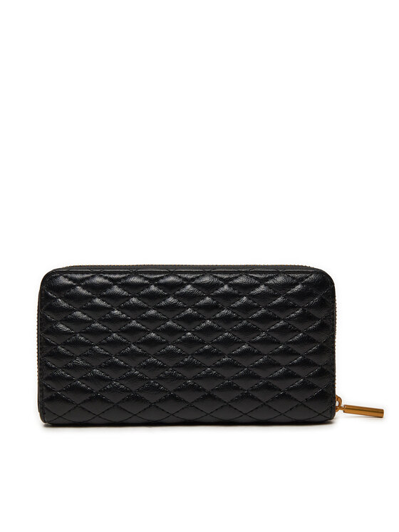 Liu Jo Liu Jo Голям дамски портфейл Ecs Xl Zip Around AF4184 E0022 Черен