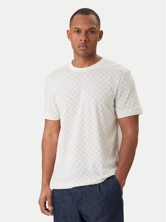 JOOP! JOOP! Póló Victormanuel 30101945 Ekru Regular Fit