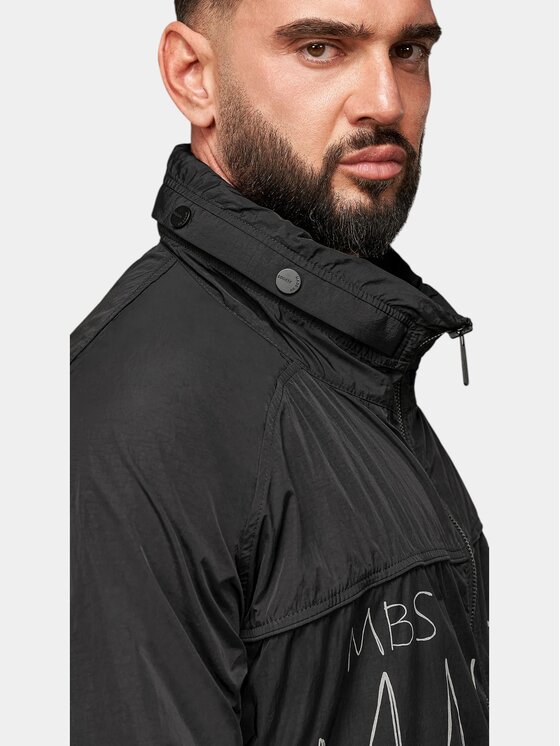 MADE BY SOCIETY MADE BY SOCIETY Kurtka anorak GRAVITY - H17769 Czarny Basic Fit