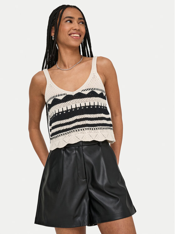 ONLY ONLY Top Merida 15344404 Czarny Regular Fit