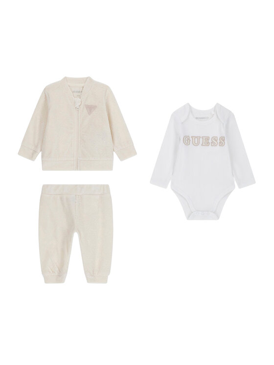 Guess Guess Спортен екип H6BG05 K6014 Кремав Regular Fit