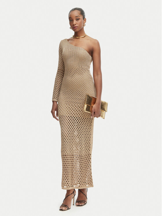 Simona Corsellini Simona Corsellini Vestito da spiaggia P26CPABO0101 Beige chiaro Regular Fit