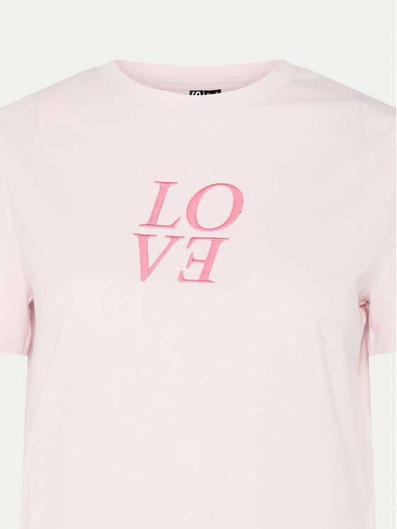 Pieces Pieces T-Shirt Skylar 17155376 Růžová Regular Fit