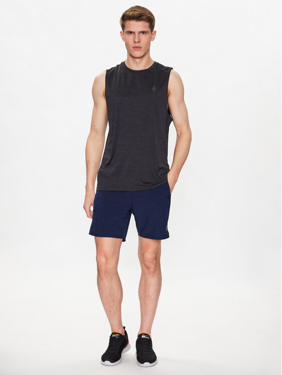 Skechers Skechers Športna majica On The Road Muscle M2TT25 Siva Regular Fit