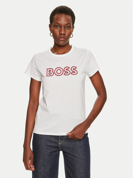 Damski T-Shirt BOSS, Rozmiar M, Biały, Eventsa 50522209