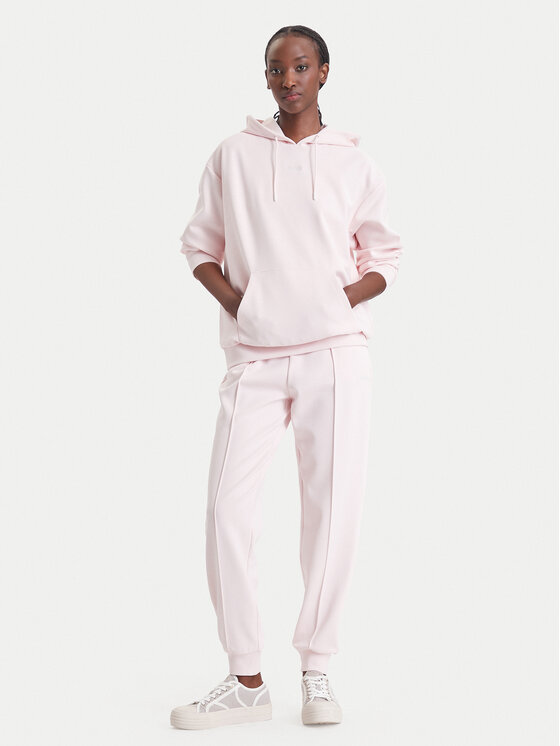 Guess Guess Суитшърт V6BQ17 K6354 Светлорозов Oversize