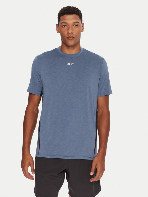 Reebok Reebok Tricou tehnic Running SS RK25180CCM Albastru Regular Fit