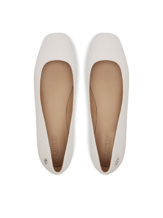 LAUREN RALPH LAUREN LAUREN RALPH LAUREN Baleriny Emellie 802970534003 Biały