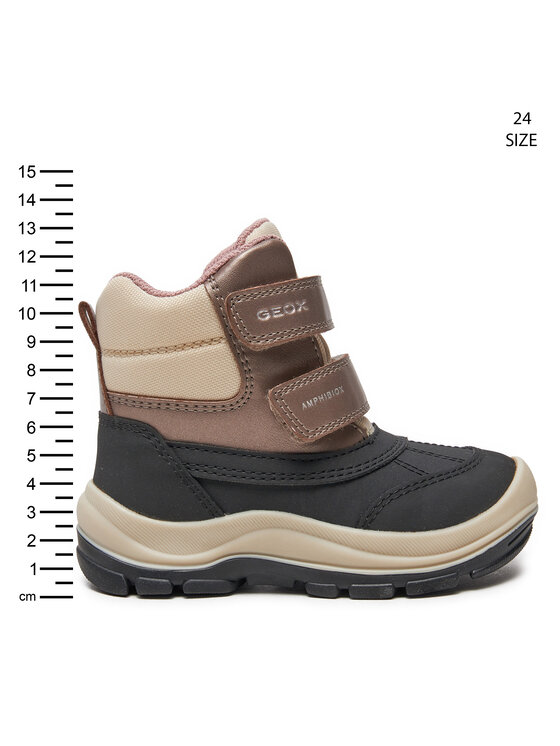 Geox Geox Μπότες Χιονιού B Flanfil Girl B Abx B463WD 050FU C0976 S Μαύρο
