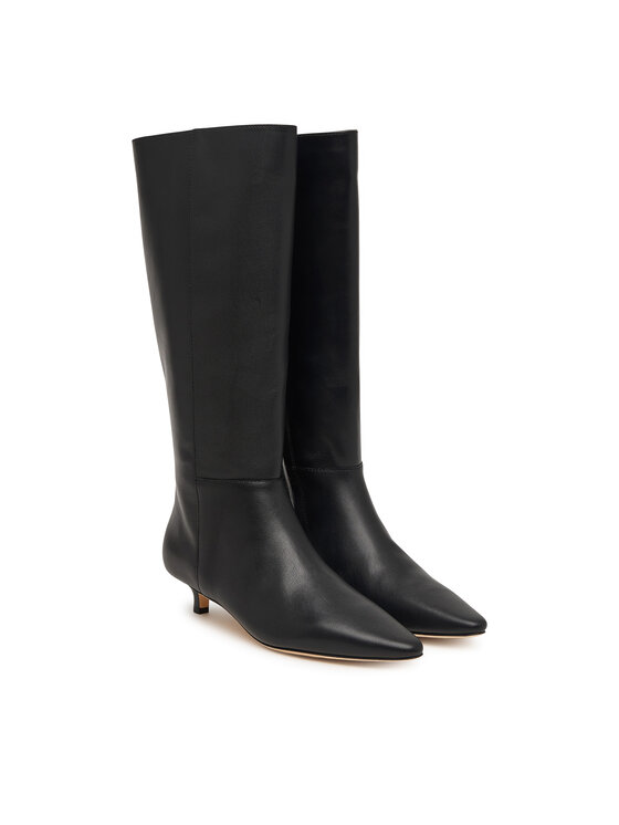 LAUREN RALPH LAUREN LAUREN RALPH LAUREN Kozačky Frncsa Tl Hl Bo Tal 802P15725001 Černá