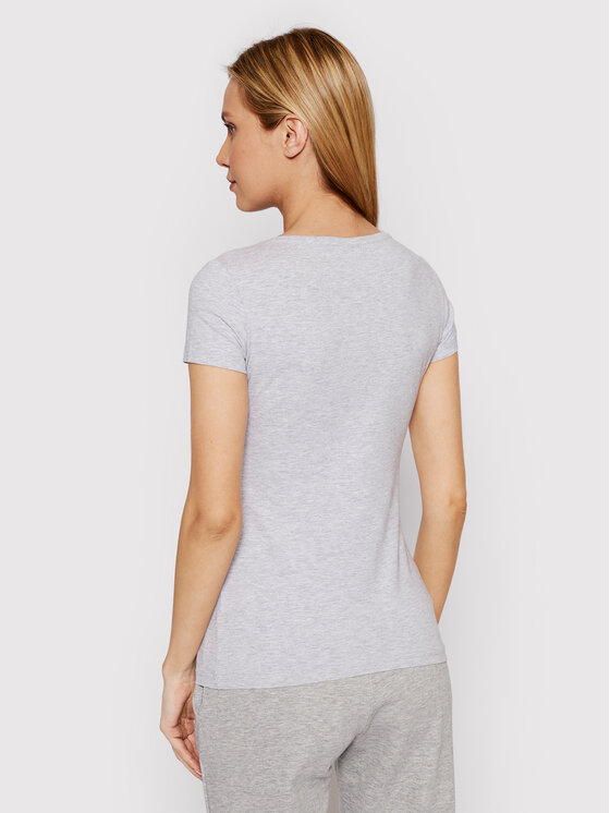 4F 4F T-Shirt H4L22-TSD350 Szary Regular Fit