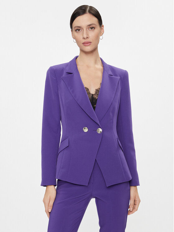 Rinascimento Suknjič CFC0116171003 Vijolična Regular Fit