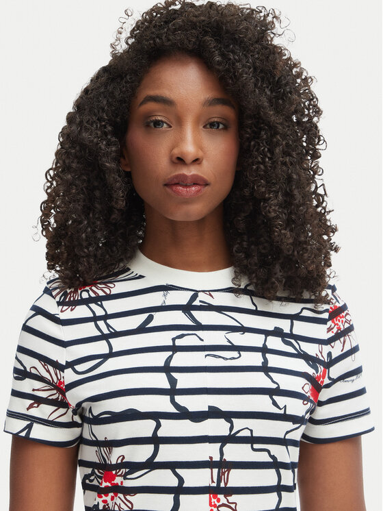 Tommy Hilfiger Tommy Hilfiger Každodenní šaty WW0WW50825 Barevná Regular Fit