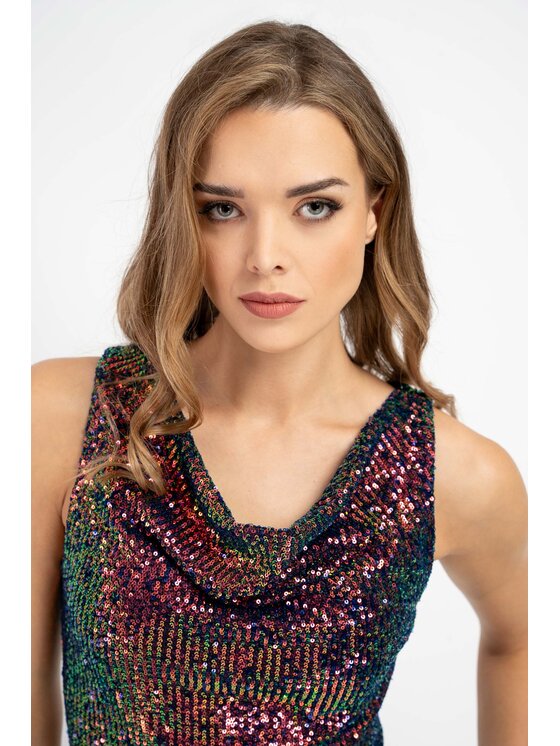 CLICK CLICK Halenka 70-826 Barevná Casual Fit