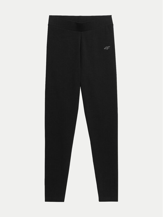4F 4F Legíny 4FWSS24TTIGF137 Čierna Slim Fit