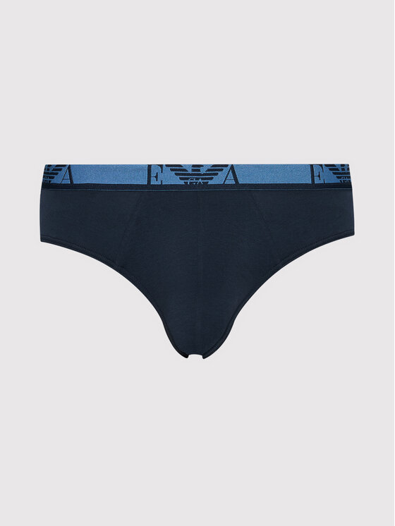 Emporio Armani Underwear Emporio Armani Underwear Sada 3 kusů slipů 111734 1A715 79835 Tmavomodrá