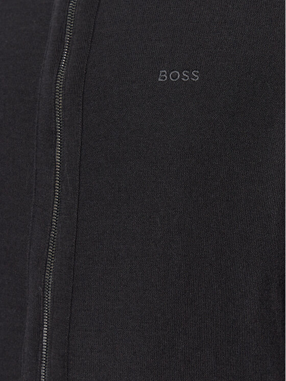 BOSS Boss Sweter Avac_Fz 50501750 Czarny Regular Fit