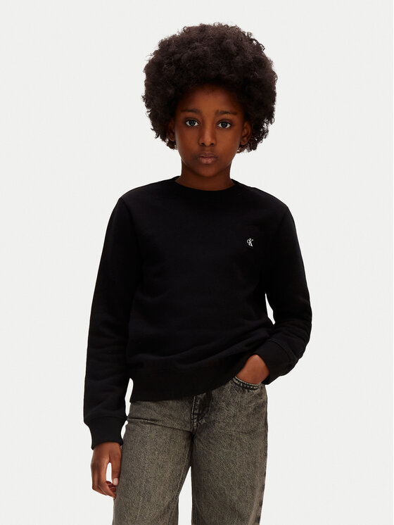 Calvin Klein Jeans Hanorac Mini Badge LV1CKSJB33 Negru Regular Fit