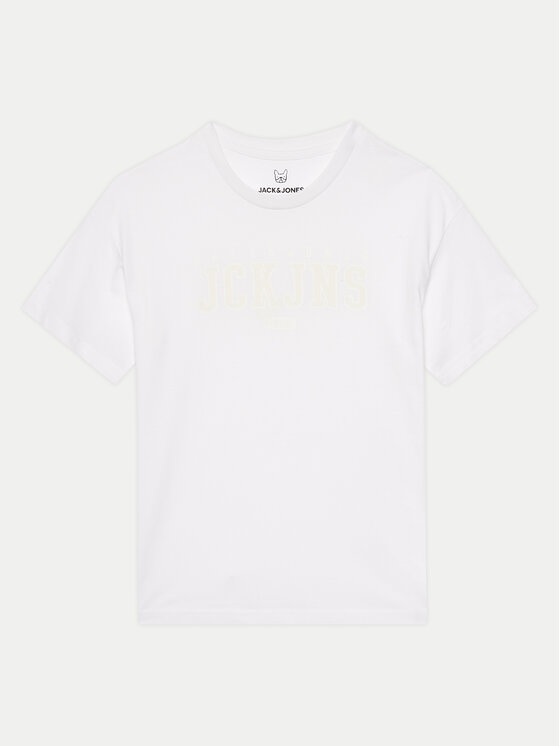 Jack&Jones Junior Tricou Cory 12249670 Alb Loose Fit