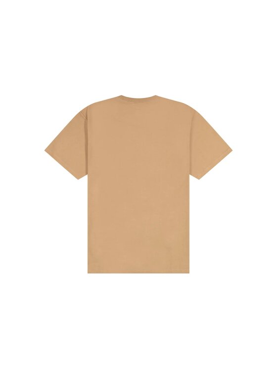 Wrangler Wrangler T-Shirt AMERICANA TEE Żółty Regular Fit