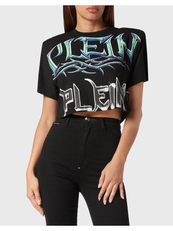 PHILIPP PLEIN PHILIPP PLEIN T-Shirt 2519 Černá Regular Fit