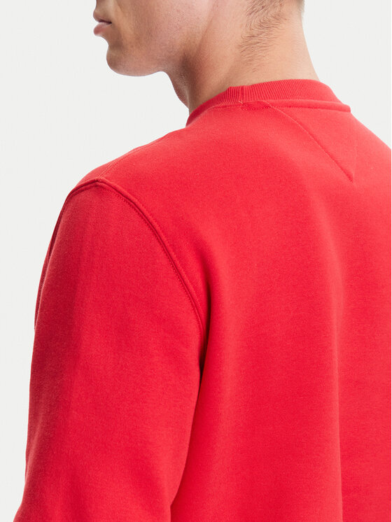 Tommy Jeans Tommy Jeans Sweatshirt DM0DM20741 Rot Regular Fit