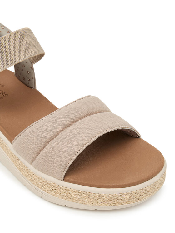 Skechers Skechers Sandały Skechers Slip-Ins: BOBS Sun Ray Beżowy
