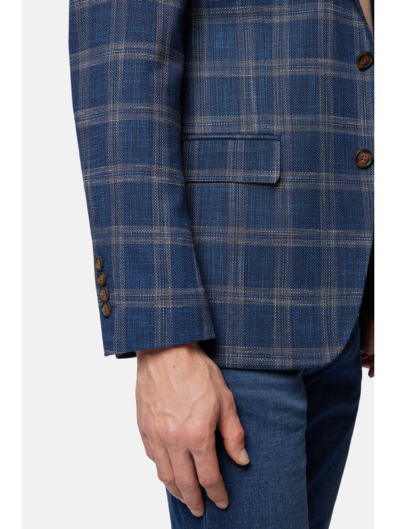 Lancerto Lancerto Marynarka Amarillo MA131124000005 Granatowy Slim Fit