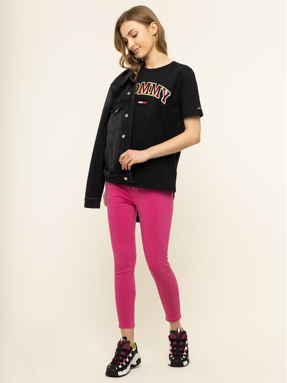 Tommy Jeans Tommy Jeans Blugi Nora Mid Rise DW0DW07515 Roz Skinny Fit