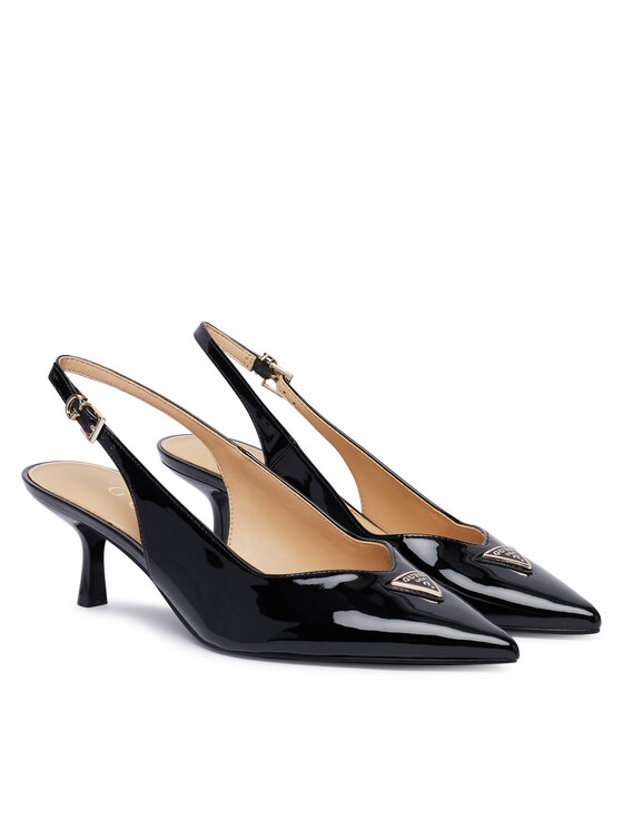 Guess Guess Sandały FLTYNN PAF05 Czarny