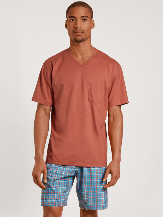Calida Calida Pyžamo 44184 Červená Regular Fit