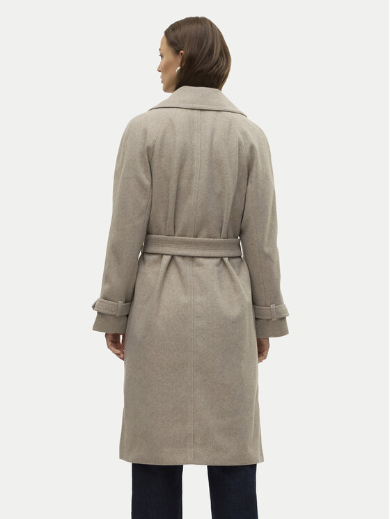 Vero Moda Vero Moda Płaszcz przejściowy Pop Miley 10319995 Beżowy Regular Fit