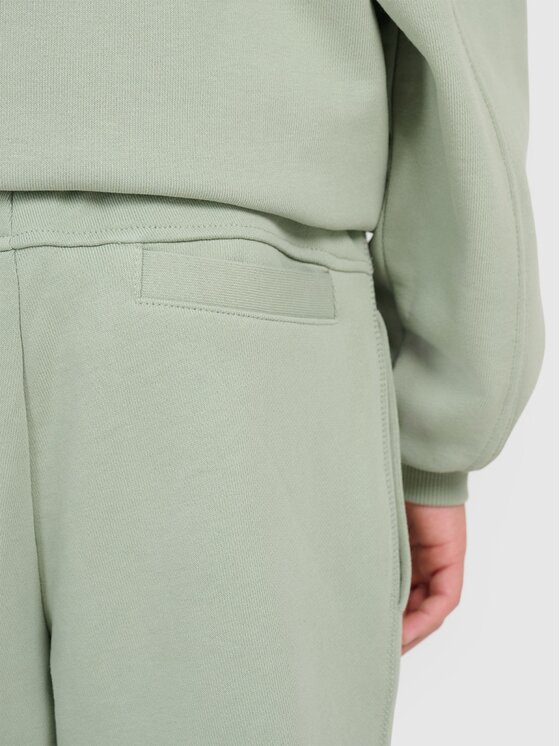 4F 4F Pantaloni da tuta 4FJRAW25TTROM1605-44S Verde Regular Fit