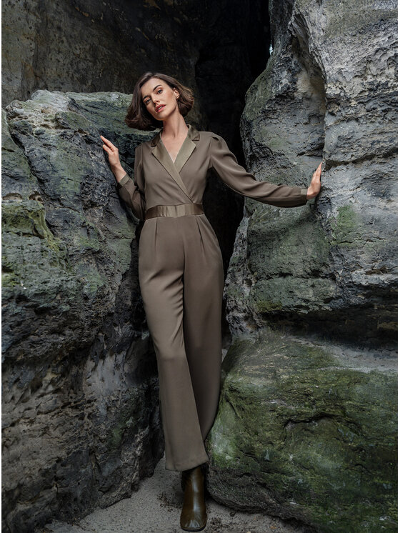 Orsay Orsay Kombinezon 451098872000__36 Khaki Regular Fit