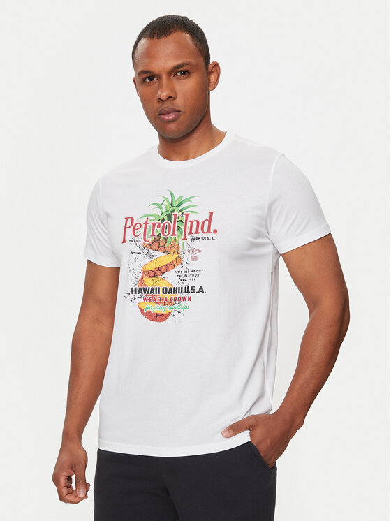 Petrol Industries Petrol Industries T-Shirt M-1040-TSR660 Bílá Regular Fit