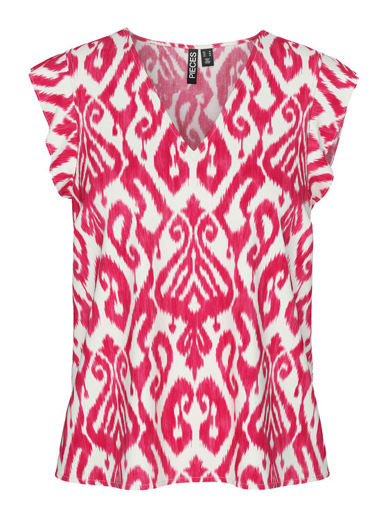 Pieces Pieces Bluză Nya 17147804 Roz Regular Fit