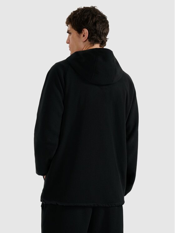 4F 4F Felpa di pile 4FWAW25TFLEM427-20S Nero Regular Fit