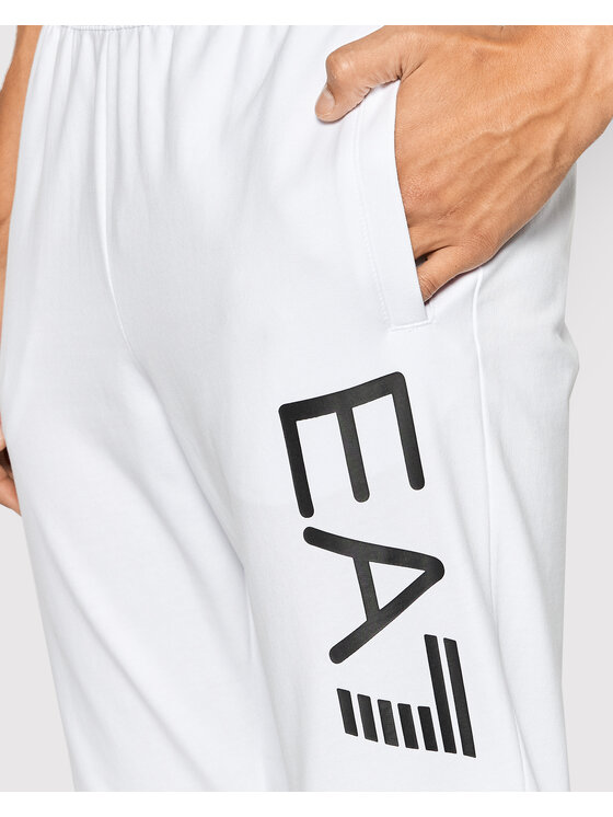 EA7 Emporio Armani EA7 Emporio Armani Teplákové kalhoty 8NPPC3 PJ05Z 1101 Bílá Slim Fit