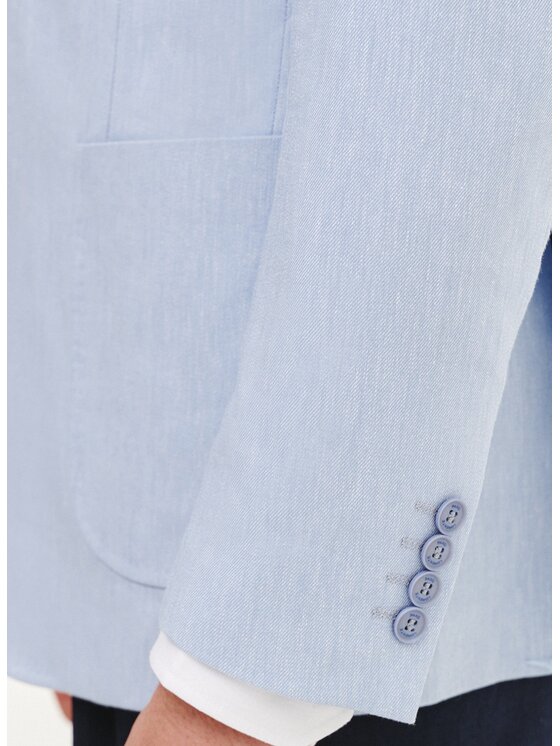 Pako Lorente Pako Lorente Marynarka P25SF-3X-017 Niebieski Slim Fit
