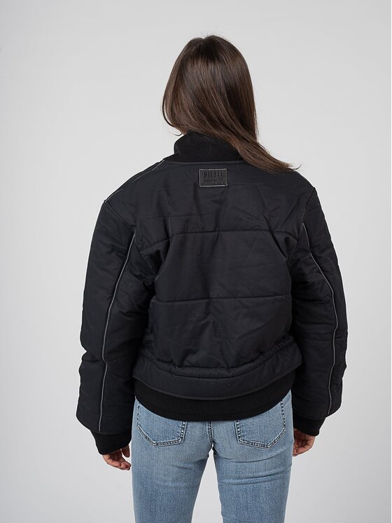 Diesel Diesel Bunda pro přechodné období A06337 0NDAU Černá Regular Fit