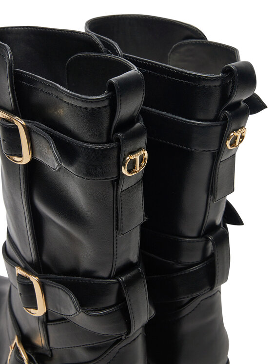 TWINSET TWINSET Μποτάκια 242TGT072 Μαύρο