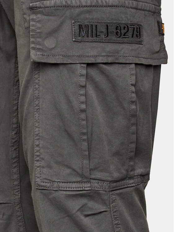 Alpha Industries Alpha Industries Spodnie materiałowe Squad 188202 Szary Regular Fit